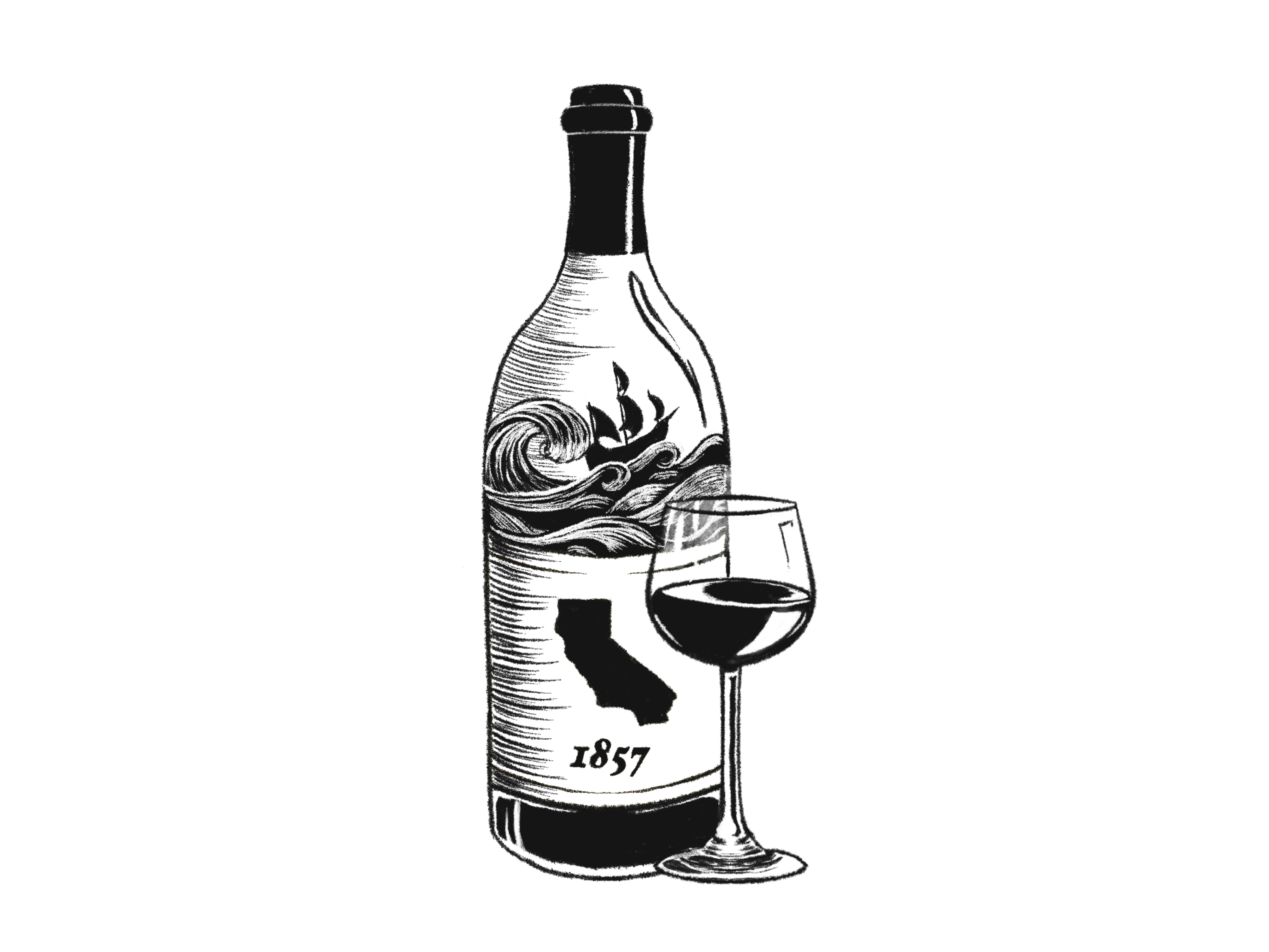 California wine 1857.